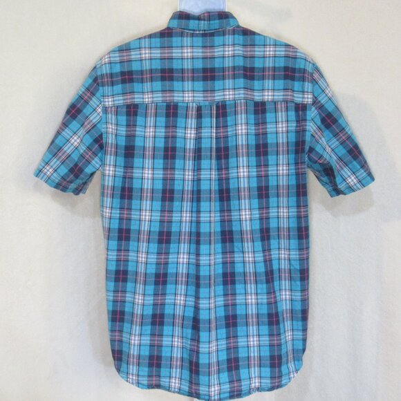Chaps Easy Care Plaid Button-Down Shirt | Size L - Picture 2 of 11